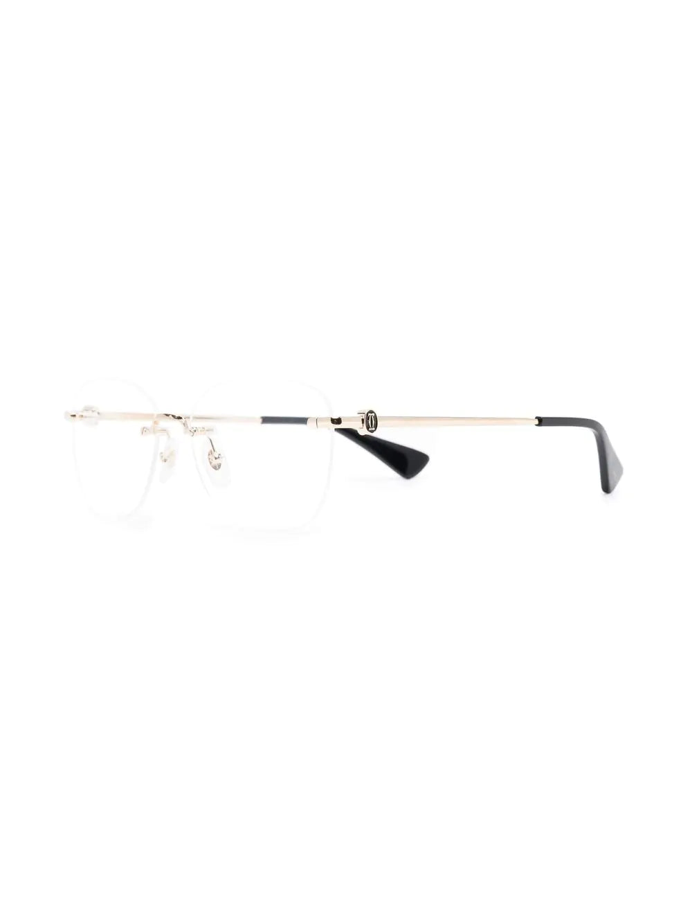 Cartier Double C De Cartier 414/O Eyeglasses - CT0414O Gold - CT0414O
