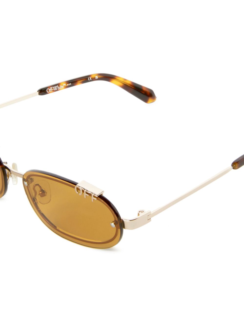 Off-White™ Miami OERI13M Sunglasses Gold - OERI13M