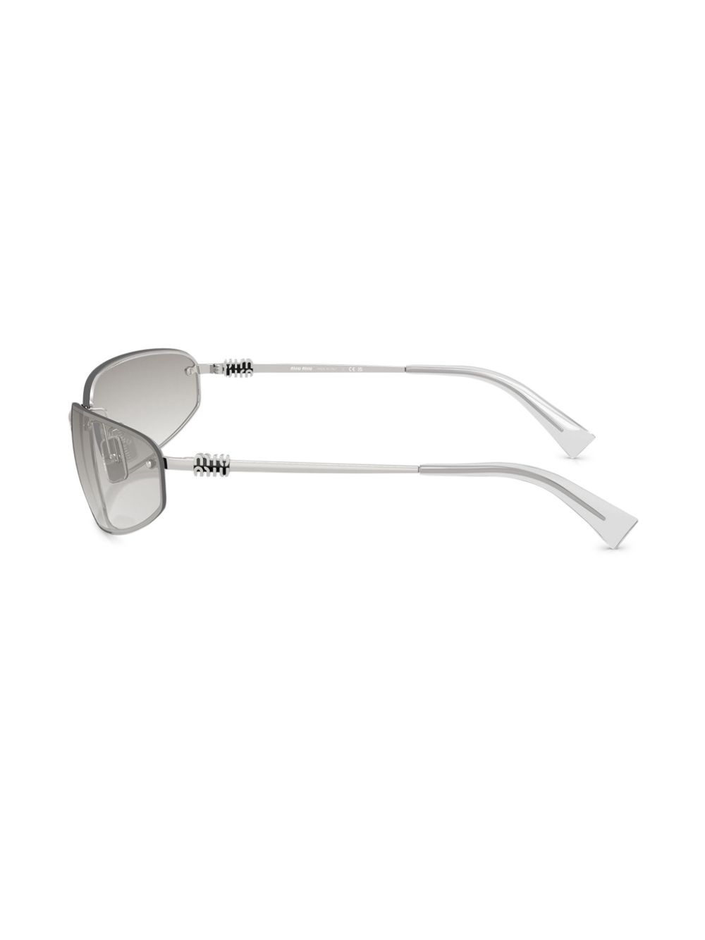 Miu Miu A50S Sunglasses - 0MUA50S Silver - 0MUA50S Miu Miu A50S Sunglasses - 0MUA50S Silver - 0MUA50S
