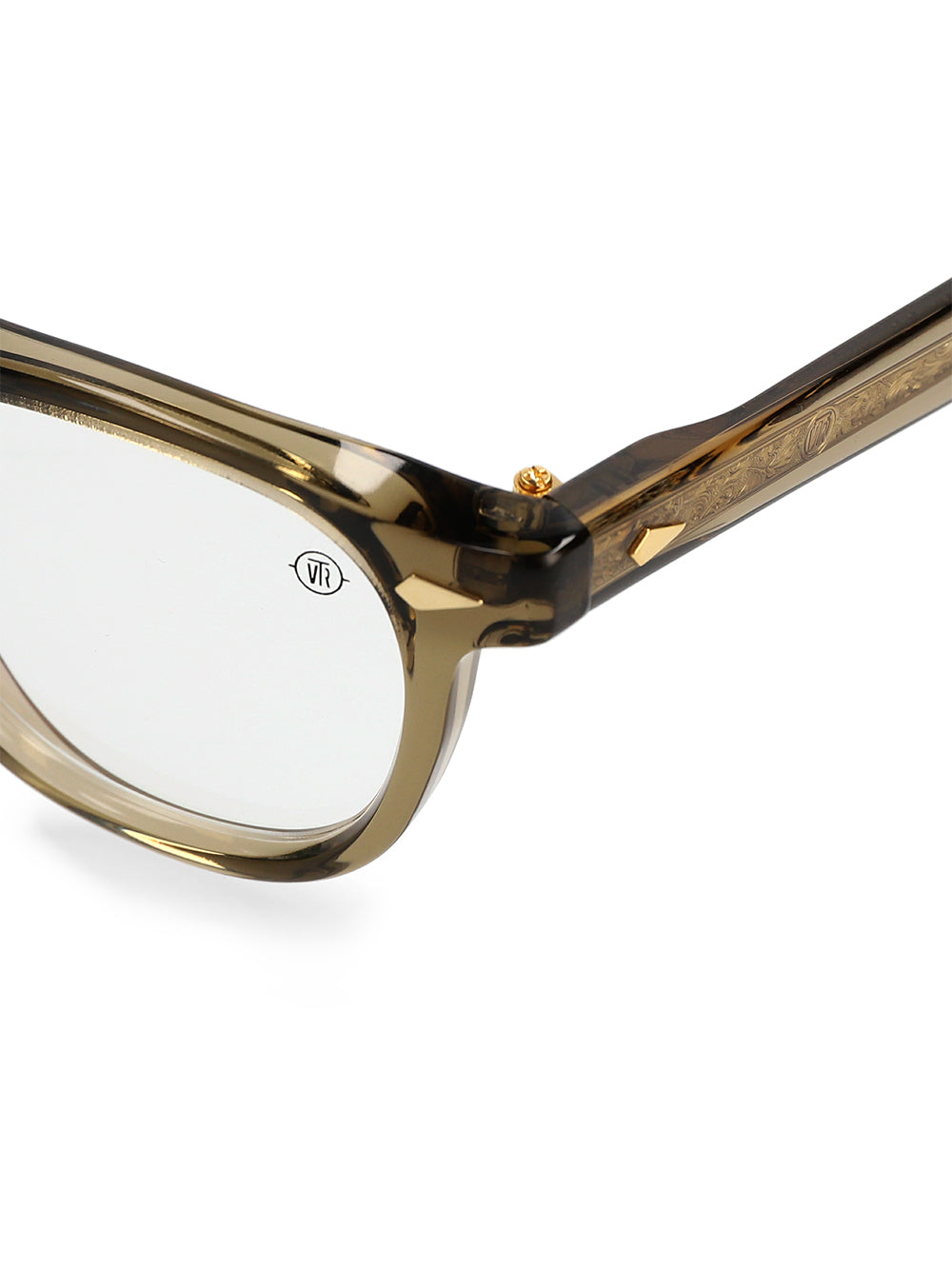 Lunettes Vintage OIK 504 - Monture Or Demi-Cercle - Métal - Neuf Sans Étiquette
