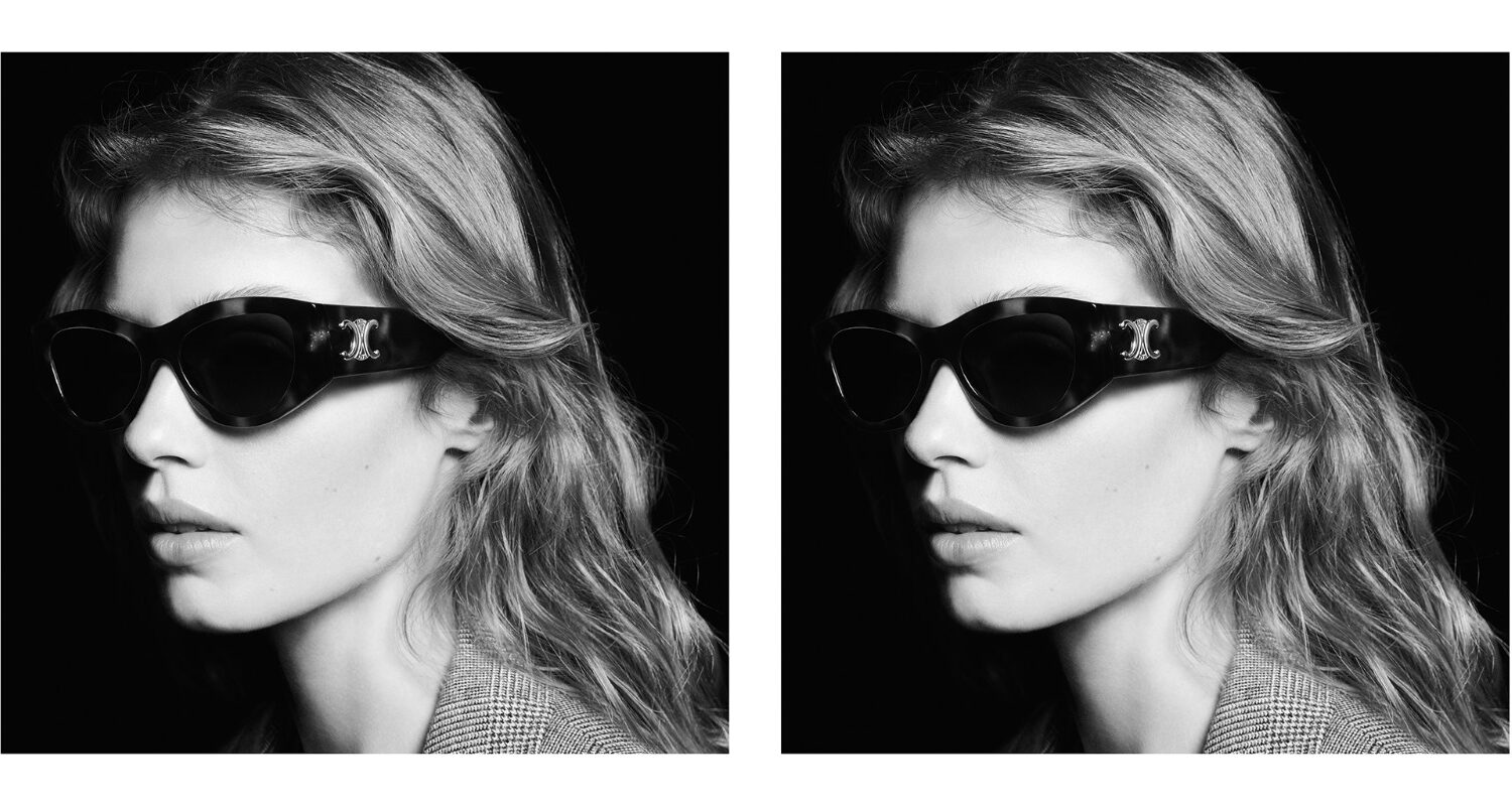 VIP価格！【CELINE】 Occhiali Celine Triomphe Metal 01 Sunglasses Gold/Green (4S235CMLB