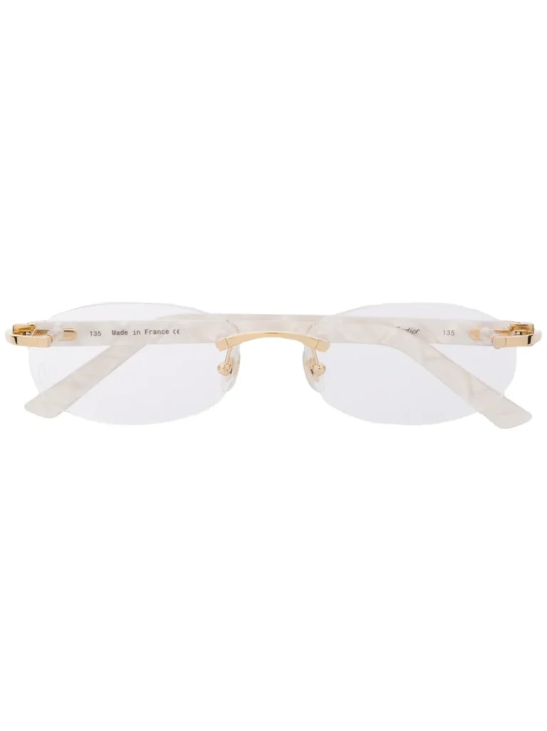 Cartier C Décor de Cartier Eyeglasses - CT0056O White - CT0056O