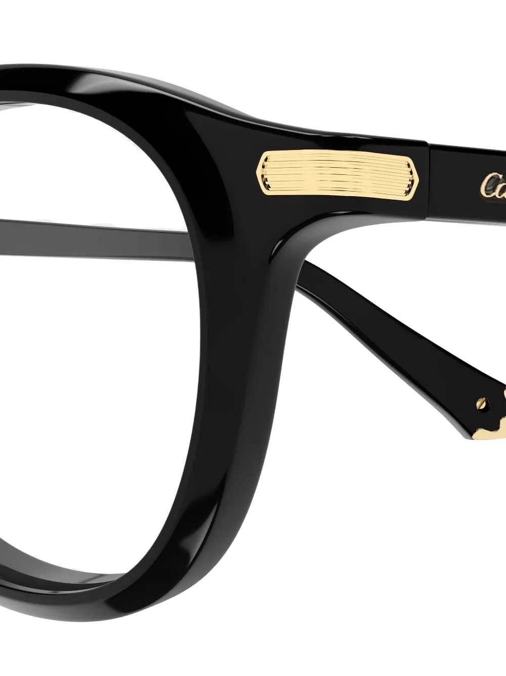 Cartier Godron de Cartier Eyeglasses - CT0584O Black - CT0584O