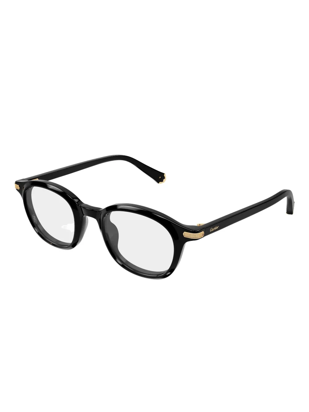 Cartier Godron de Cartier Eyeglasses - CT0584O Black - CT0584O