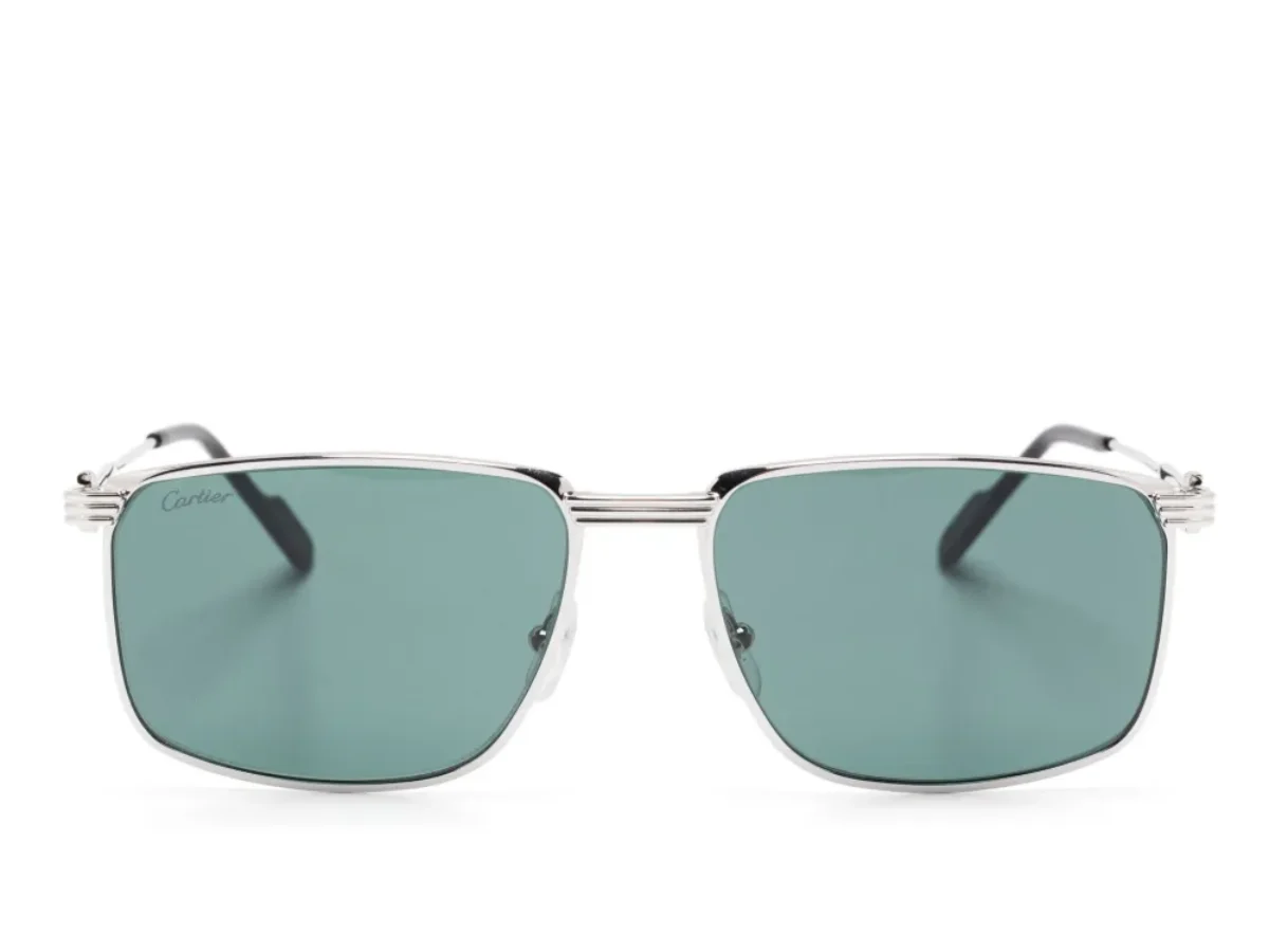 Cartier CT0534S-001 Sunglasses Gold Grey Metal CT0534S Sunglasses - Cartier Authorized Retailer  main image 2