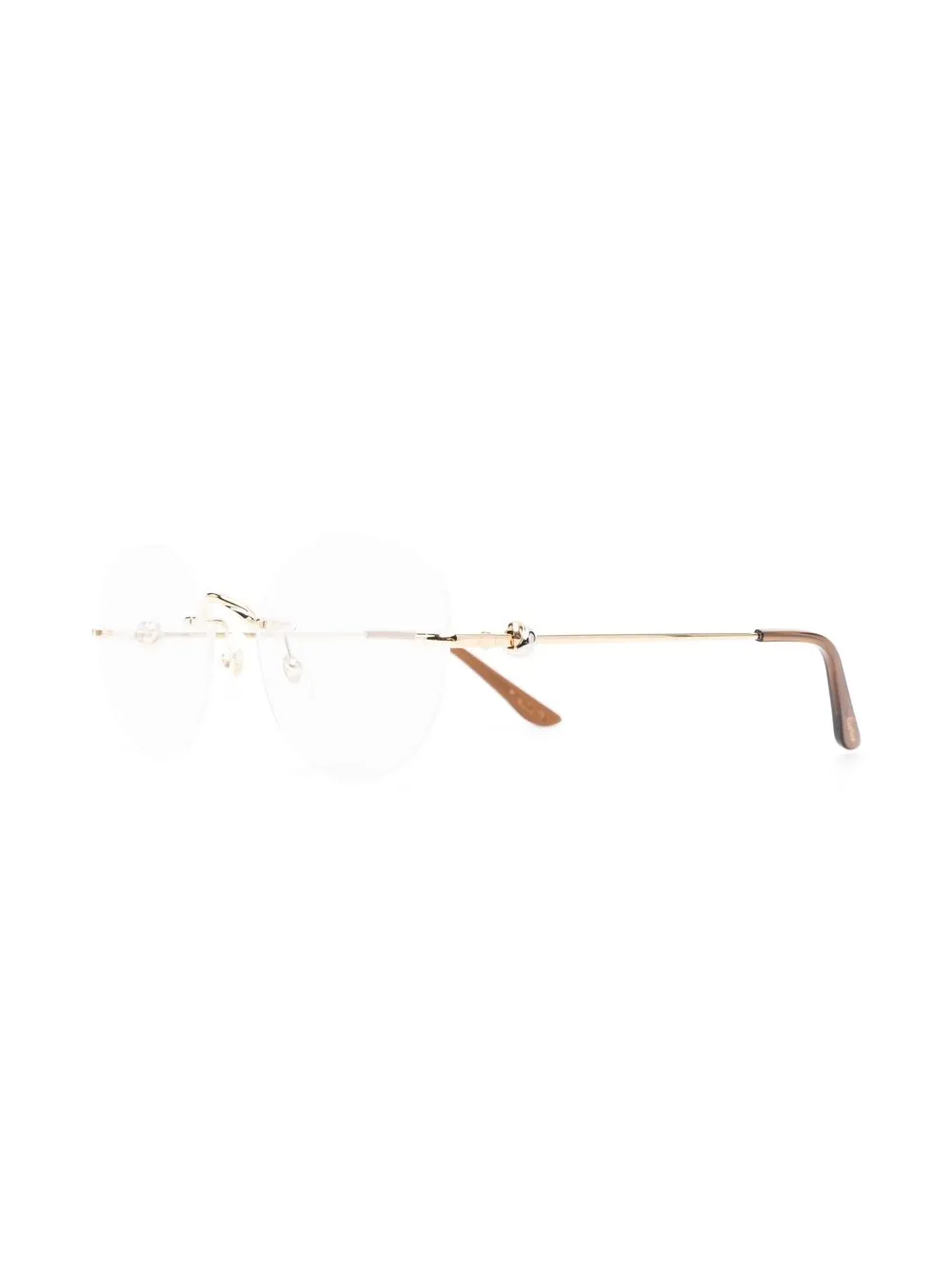 Cartier Décor C de Cartier Eyeglasses - CT0376O Gold - CT0376O Cartier Décor C de Cartier Eyeglasses - CT0376O Gold - CT0376O