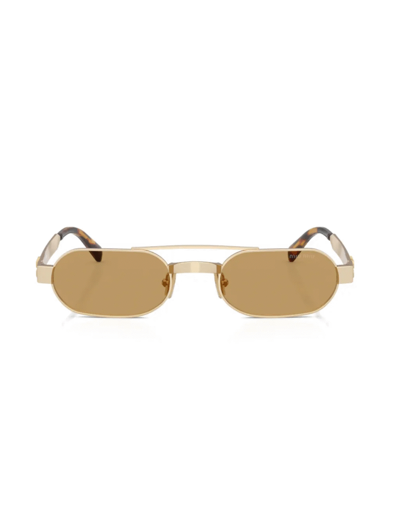 Miu Miu B52S Sunglasses - 0MUB52S Gold - 0MUB52S