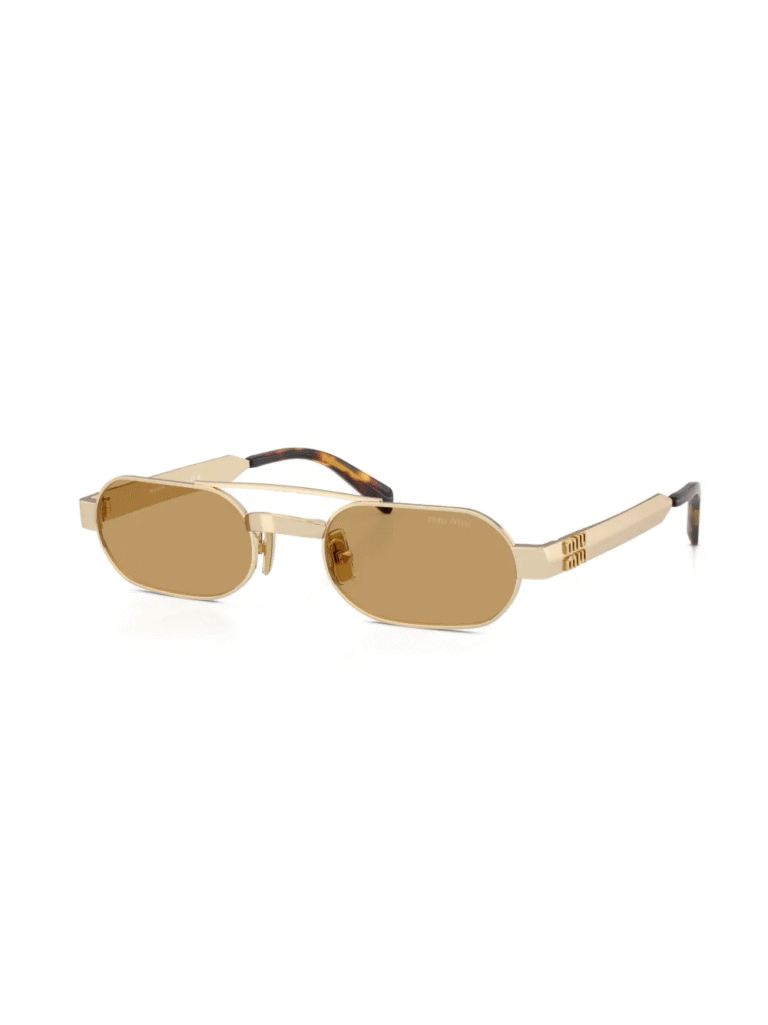 Miu Miu B52S Sunglasses - 0MUB52S Gold - 0MUB52S