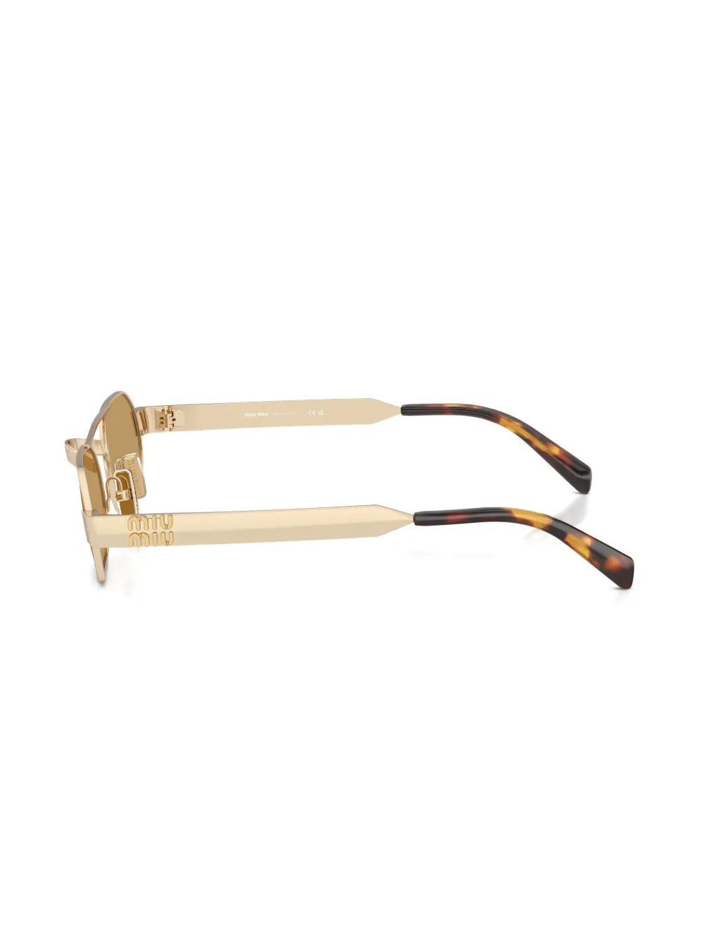 Miu Miu B52S Sunglasses - 0MUB52S Gold - 0MUB52S