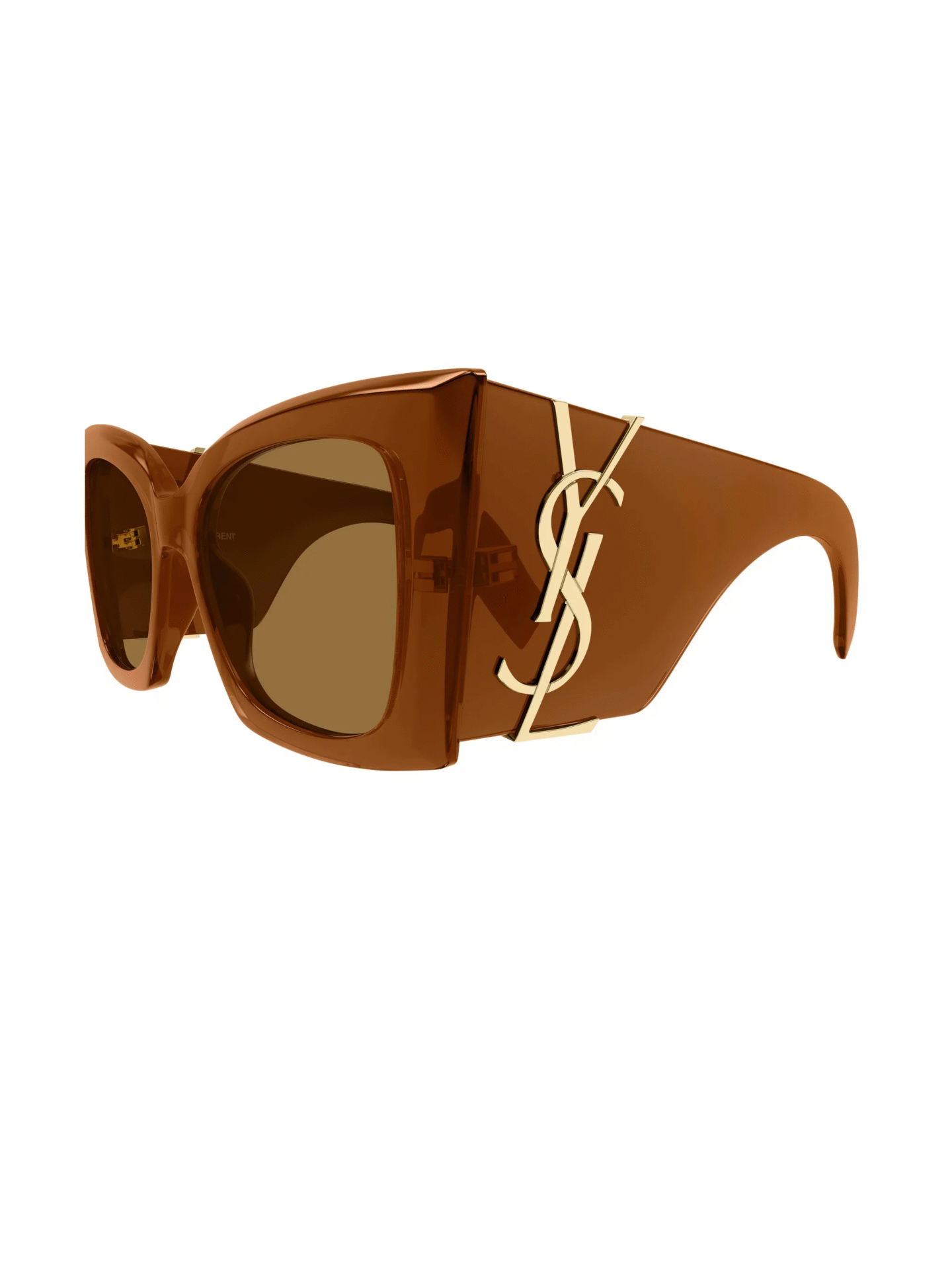 Saint Laurent M119 Blaze Crystal Sunglasses - SLM119BlazeCrystal Brown - SLM119BlazeCrystal