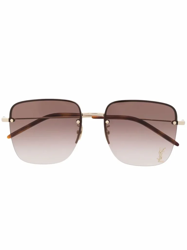 Saint Laurent 312M Sunglasses - SL312M Gold - SL312M