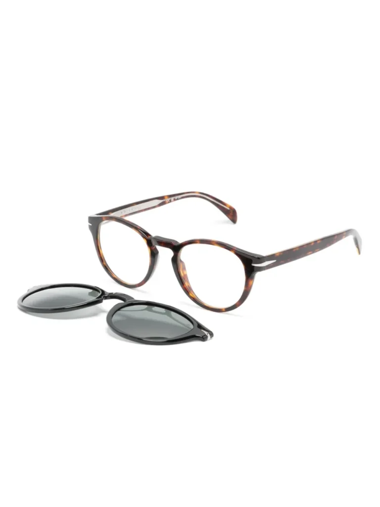 Eyewear by David Beckham 7104/CS + Clip Sunglasses - DB7104/CS + Clip Havana - DB7104/CS + Clip