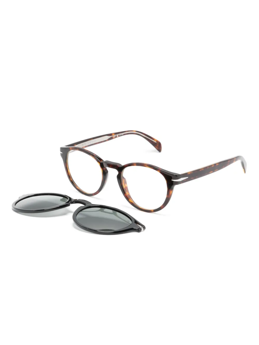 Eyewear by David Beckham 7104/CS + Clip Sunglasses - DB7104/CS + Clip Havana - DB7104/CS + Clip