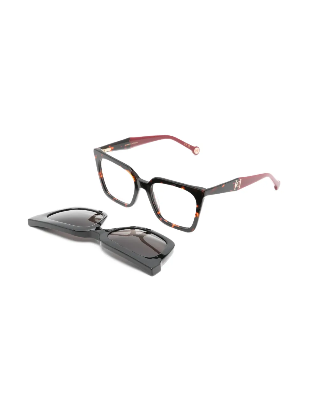 Carolina Herrera 376/C + Clip Sunglasses - HER0376/C Havana - HER0376/C