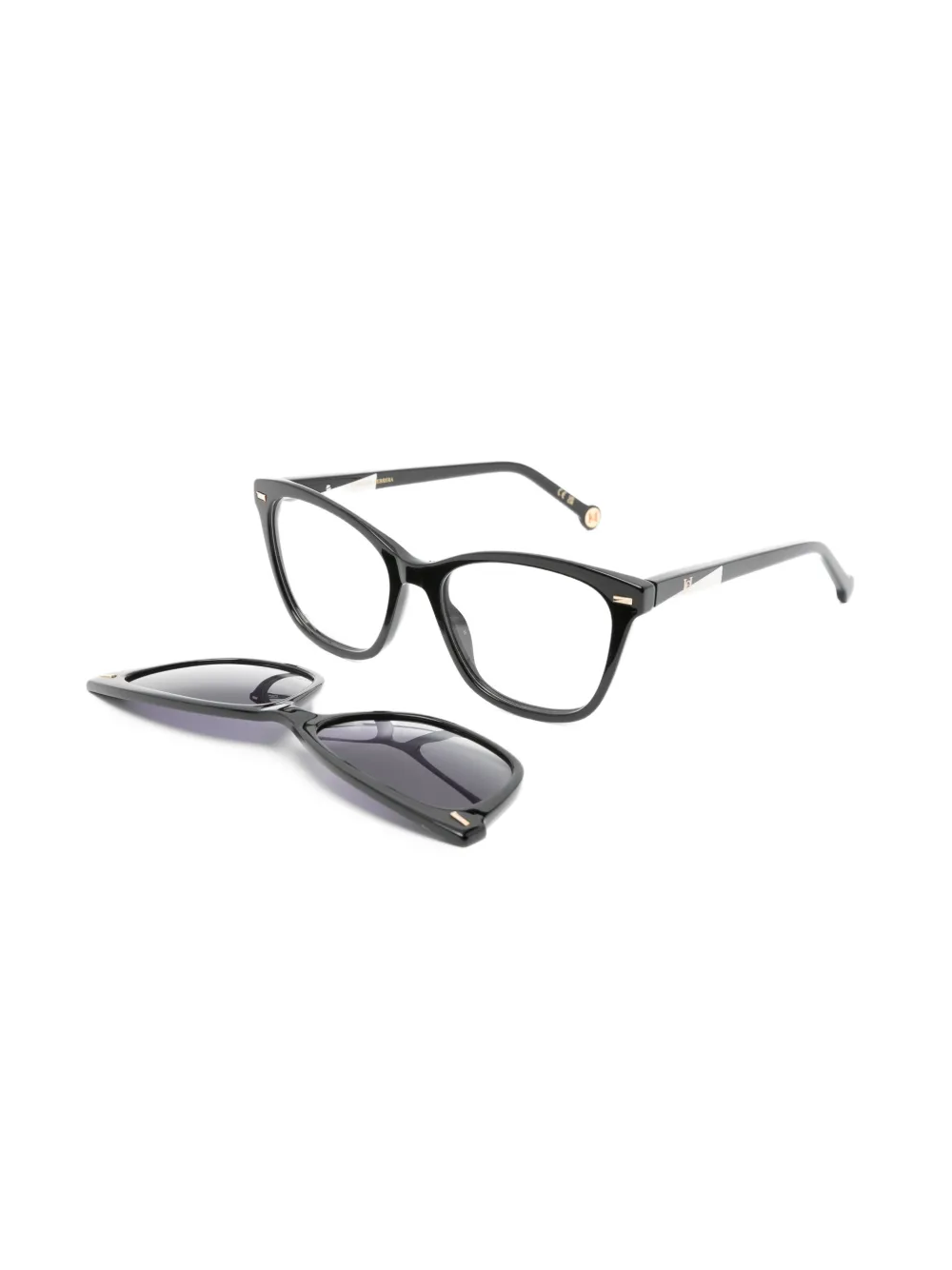 Carolina Herrera 334/C + Clip - Sunglasses - HER0334C Black - HER0334C