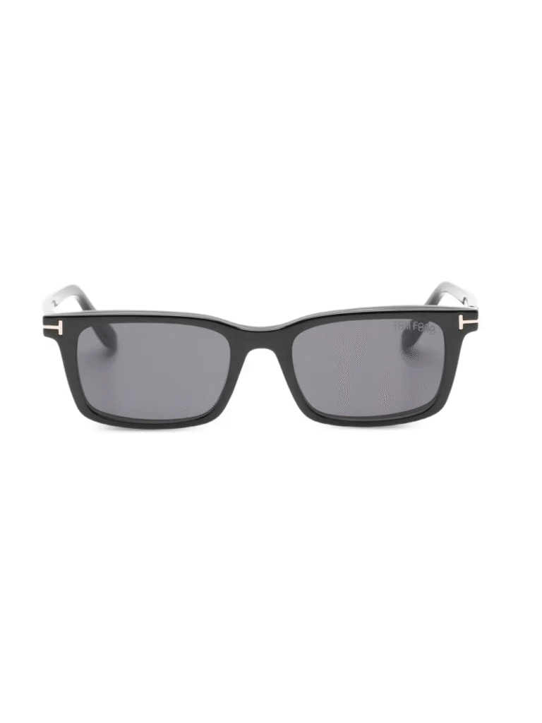 Tom Ford 6175B/V + Clip Eyeglasses - FT6175B/V+Clip Black - FT6175B/V+Clip