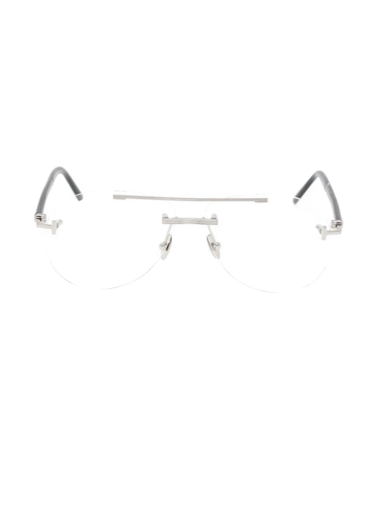 Tom Ford 6147P/V Private Collection Eyeglasses - FT6147P/V Silver - FT6147P/V