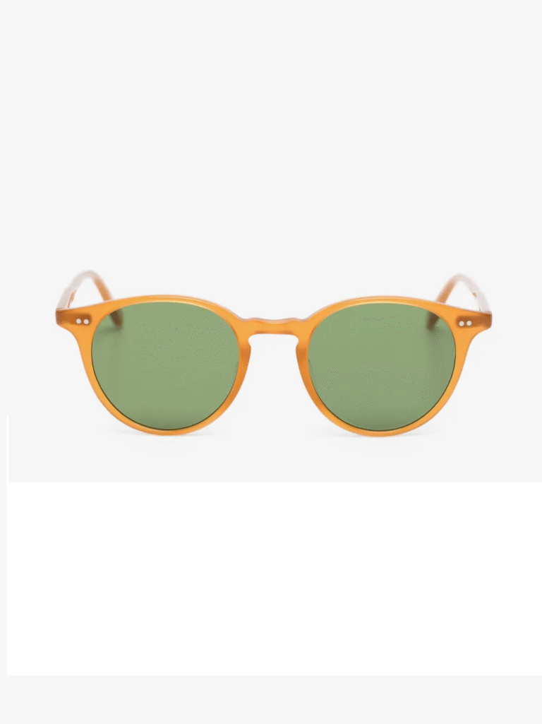 Garrett Leight Clune Sunglasses - 2047Clune Orange - 2047Clune