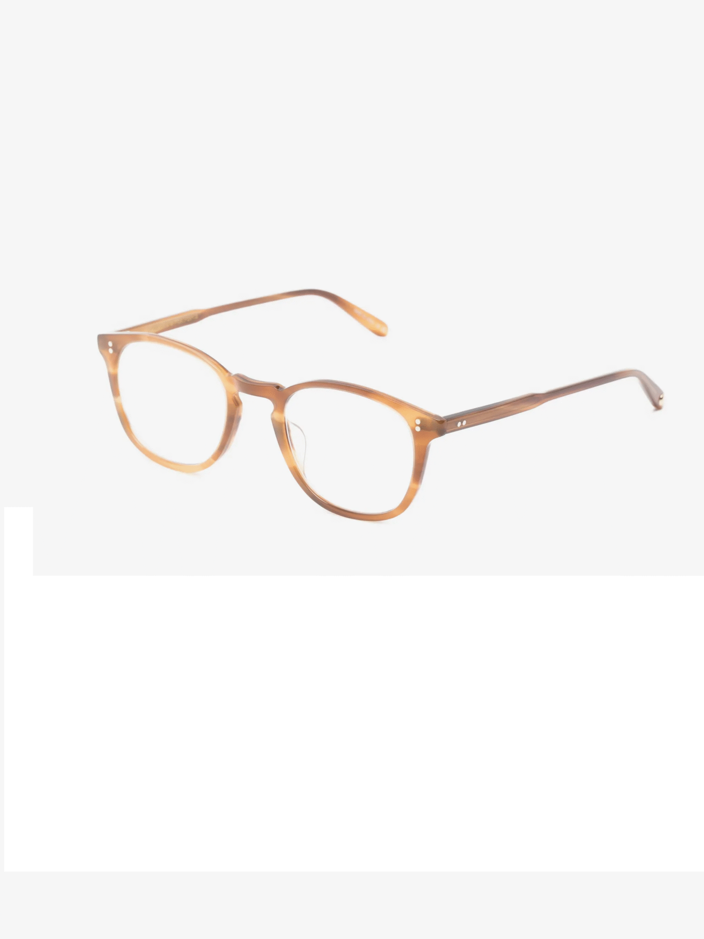 Garrett Leight Kinney Eyeglasses - 1007Kinney Brown - 1007Kinney