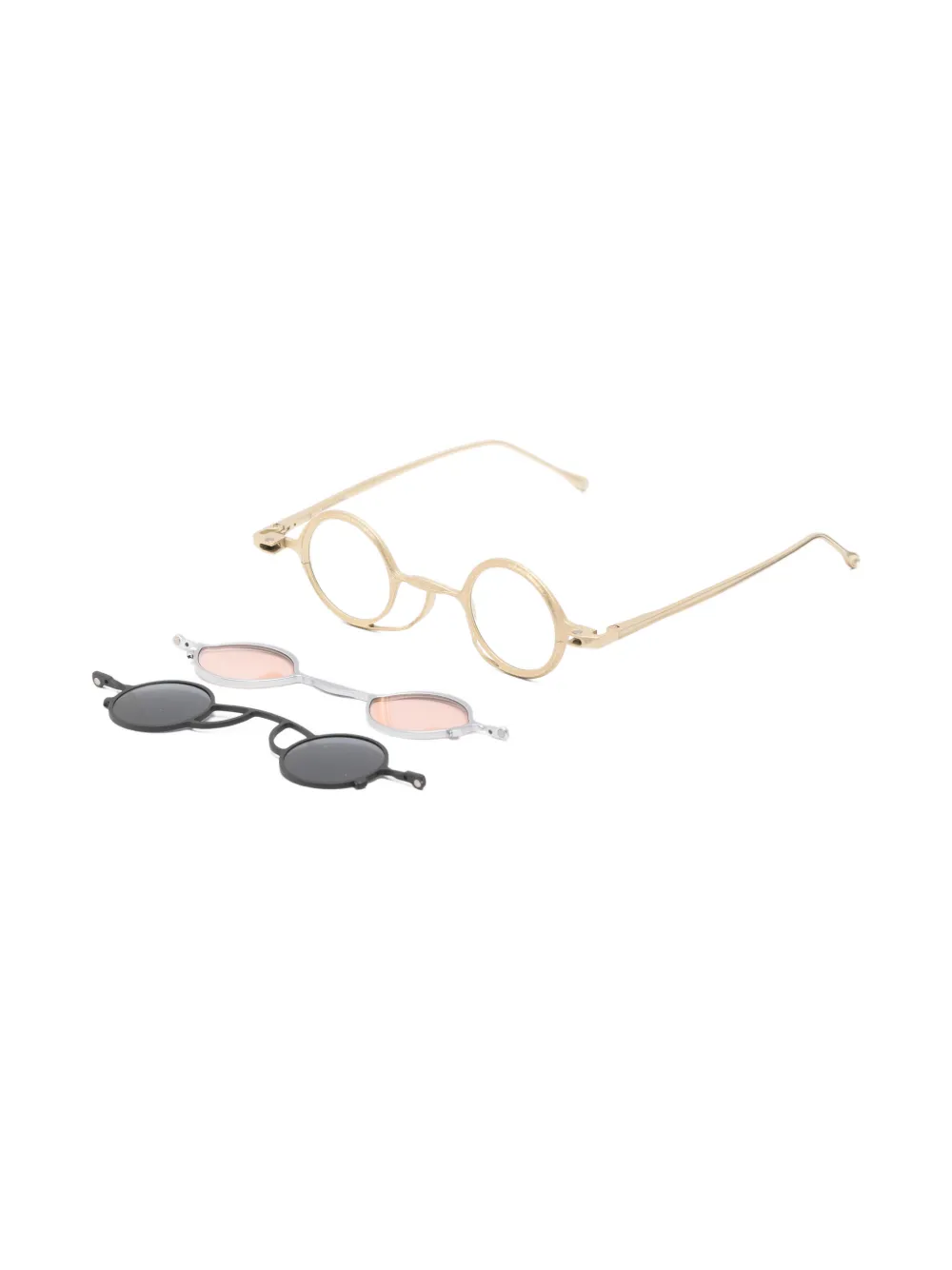 Rigards RG0105TI + 2 Clips Sunglasses - RG0105TI+2Clips Gold - RG0105TI+2Clips
